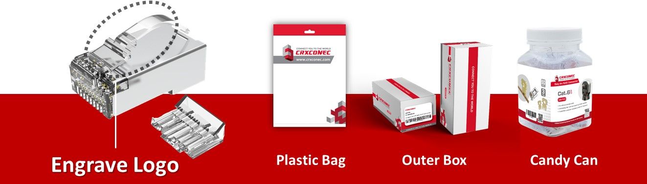 Disponibilità OEM del connettore Cat6A Arc RJ45